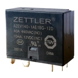 1 pcs : AZEV140-1AE1BG-24D - RELAY EV CHARGING DPST 50A 24V