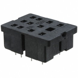 1 pcs : PT78603 - RELAY SOCKET 11 POS THROUGH HOLE