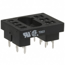 1 pcs : 27E128 - RELAY SOCKET 10 POS THROUGH HOLE