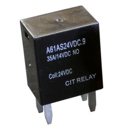 1 pcs : A61AS24VDC.9 - RELAY AUTOMOTIVE SPST 30A 24V