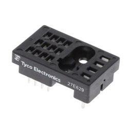 1 pcs : 27E629 - RELAY SOCKET 16 POS THROUGH HOLE