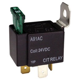 1 pcs : A91AC24VDC - RELAY AUTOMOTIVE SPST 40A 24V