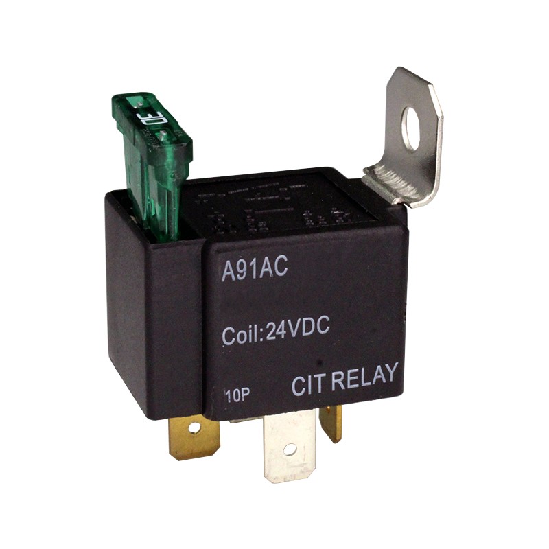 1 pcs : A91AC24VDC - RELAY AUTOMOTIVE SPST 40A 24V
