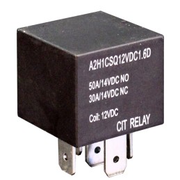 1 pcs : A2H1CSQ12VDC1.6D - RELAY AUTOMOTIVE SPDT 50A 12V