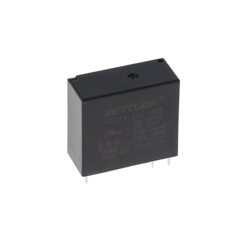 1 pcs : AZ733-2AE-5DE - RELAY GEN PURPOSE DPST 12A 5V