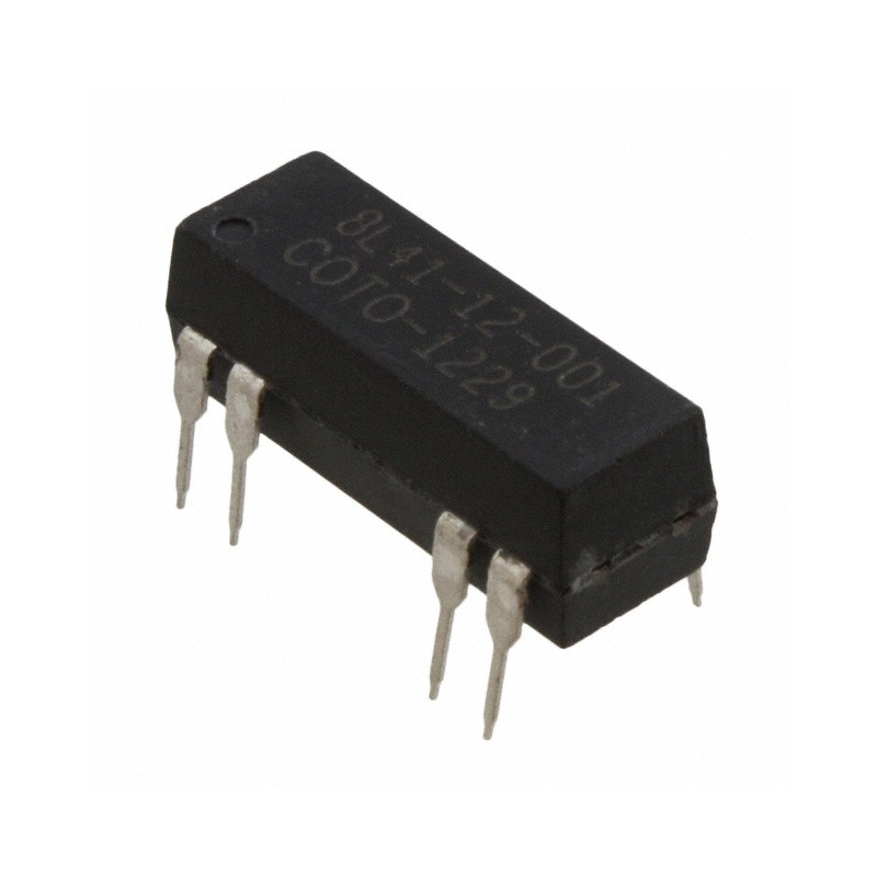 1 pcs : 8L41-12-001 - RELAY REED SPDT 250MA 12V