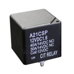 1 pcs : A21CSP12VDC1.6R - RELAY AUTOMOTIVE SPDT 40A 12V