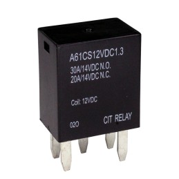 1 pcs : A61CS12VDC1.3 - RELAY AUTOMOTIVE SPDT 30A 12V