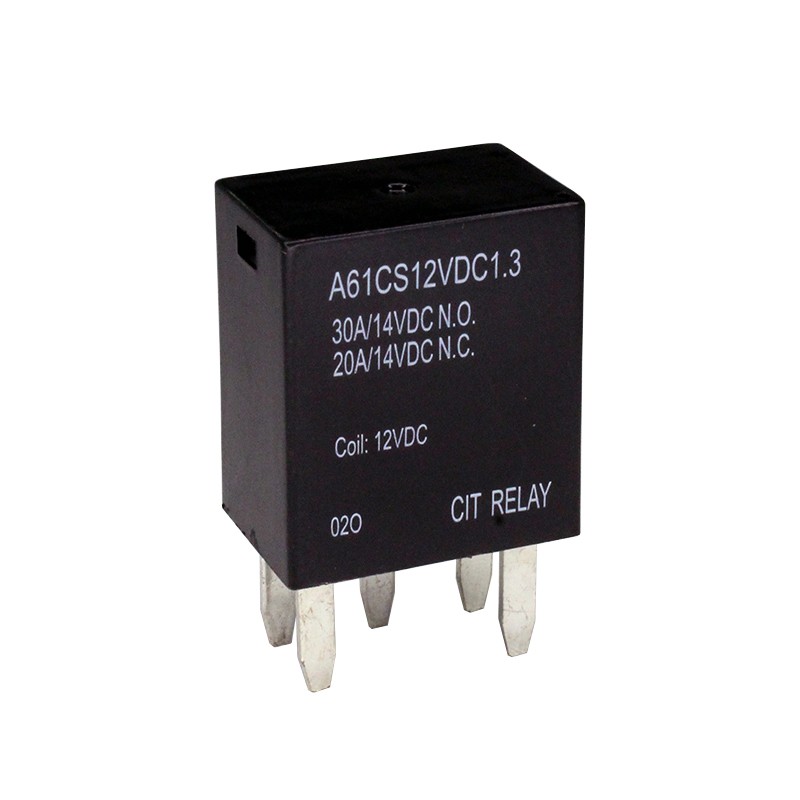 1 pcs : A61CS12VDC1.3 - RELAY AUTOMOTIVE SPDT 30A 12V