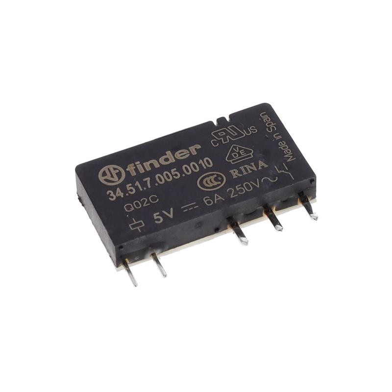 1 pcs : 34.51.7.005.0010 - RELAY GEN PURPOSE SPDT 6A 5V