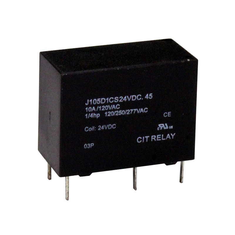 1 pcs : J105D1CS24VDC.45 - RELAY GEN PURPOSE SPDT 10A 24V