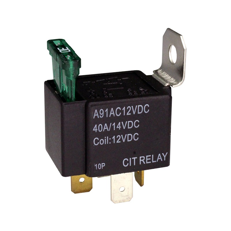 1 pcs : A91AC12VDC - RELAY AUTOMOTIVE SPST 40A 12V