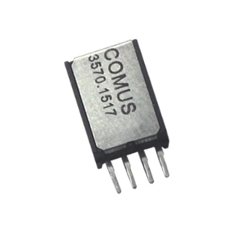 1 pcs : 3570-1517-053 - RELAY REED SIP SPST .5A 5V W/DIO