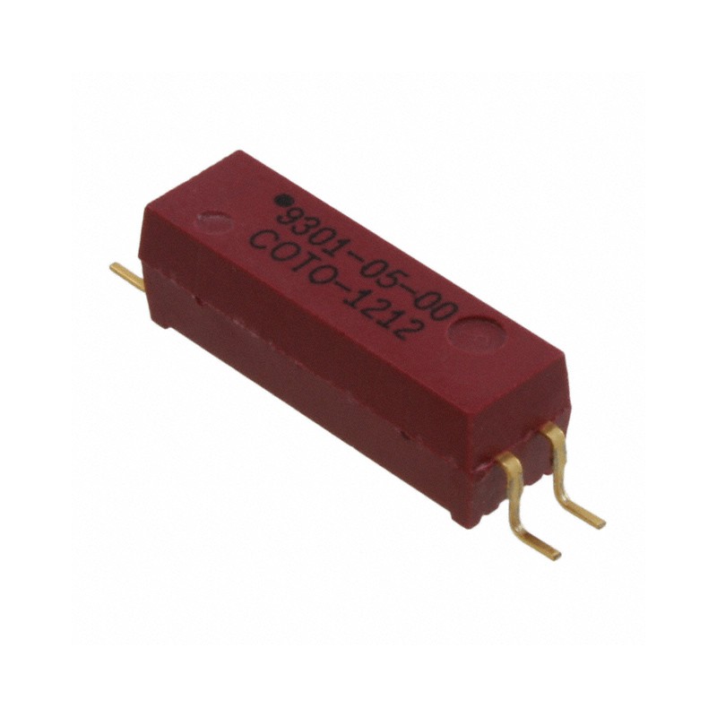 1 pcs : 9301-05-00 - RELAY REED SPST 500MA 5V