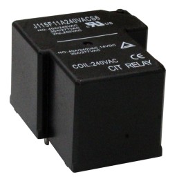 1 pcs : J115F11A240VACS6 - RELAY GEN PURPOSE SPST 40A 240V