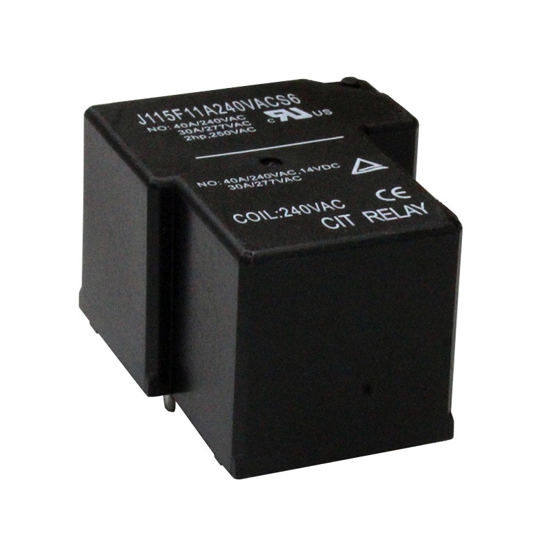 1 pcs : J115F11A240VACS6 - RELAY GEN PURPOSE SPST 40A 240V