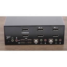 1 pcs - StarTech.com 2 Port Dual Monitor USB DisplayPort KVM Switch, 3.5 mm Stereo 2560 x 1600 Maximum Resolution