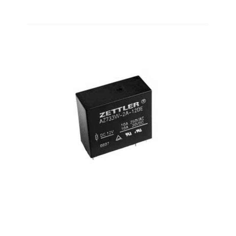 1 pcs : AZ733W-2AE-9DE - RELAY GEN PURPOSE DPST 12A 9V