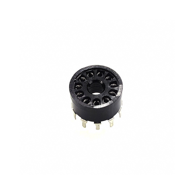 1 pcs : PLE11-0 - RELAY SOCKET 11 POS THROUGH HOLE