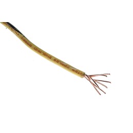 1 Reel of 100 M - RS PRO Green/Yellow 6 mm² Hook Up Wire, 7/1.04 mm, 100m