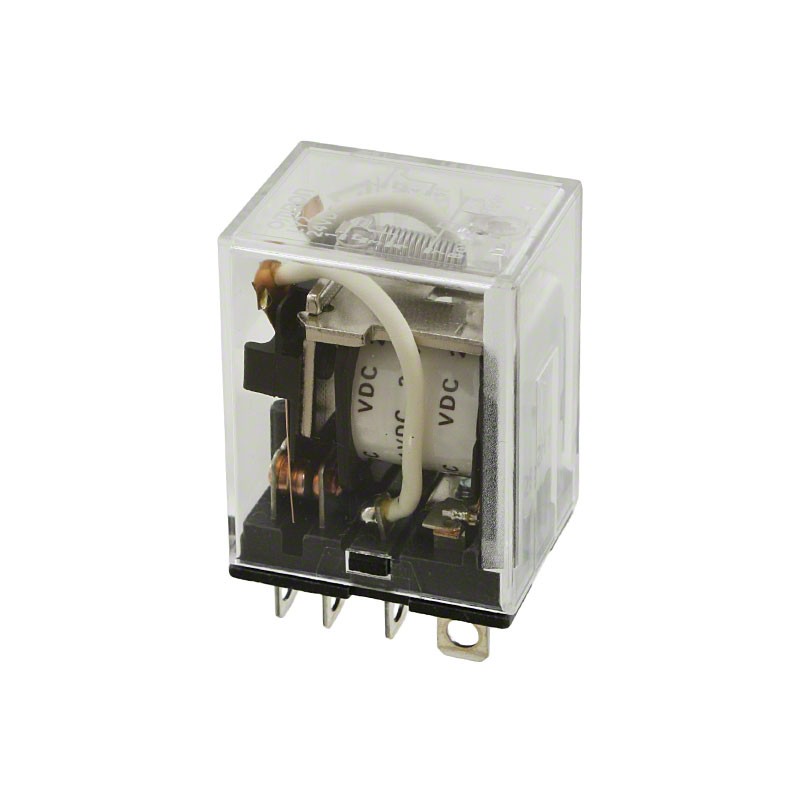 1 pcs : LY2-D-DC12 - RELAY GEN PURPOSE DPDT 10A 12V
