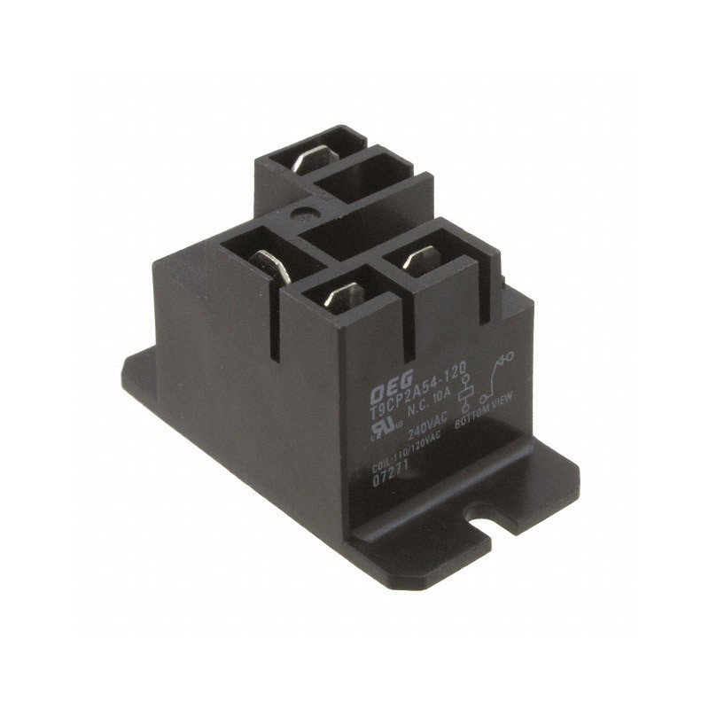 1 pcs : T9CP2A54-120 - RELAY GEN PURPOSE SPST 10A 120V