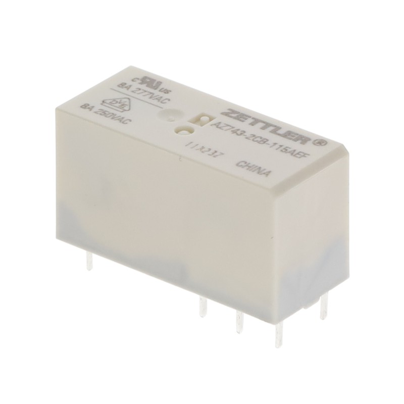 1 pcs : AZ743-2CB-115AEF - RELAY GEN PURPOSE DPDT 10A 115V