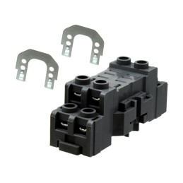1 pcs : SH2B-05C - RELAY SOCKET 8 POSITION DIN RAIL