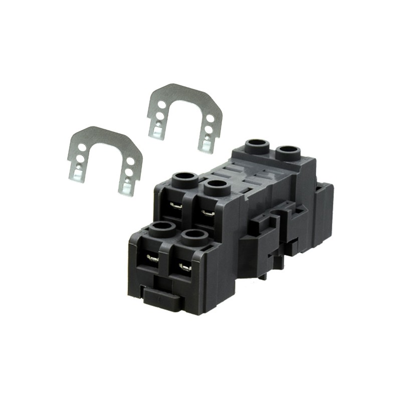 1 pcs : SH2B-05C - RELAY SOCKET 8 POSITION DIN RAIL