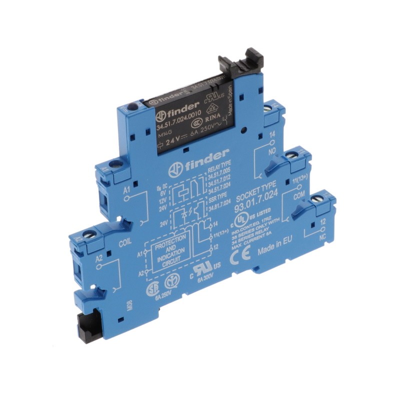 1 pcs : 38.51.7.024.0050 - RELAY GEN PURPOSE SPDT 6A 24V