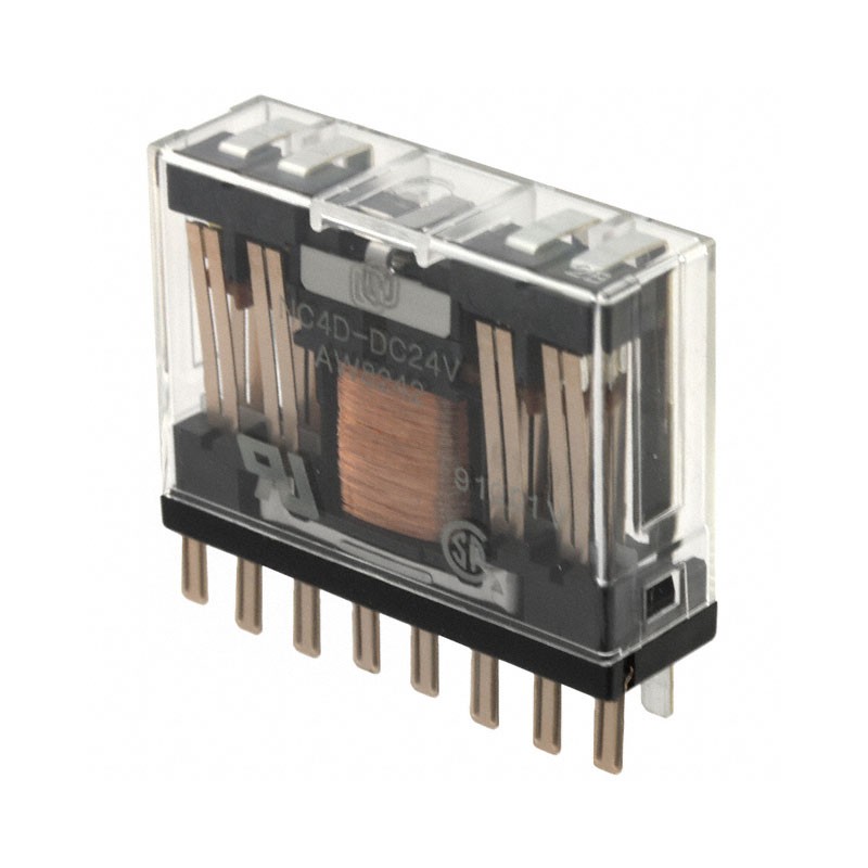 1 pcs : NC4D-DC24V - RELAY GEN PURPOSE 4PDT 5A 24V
