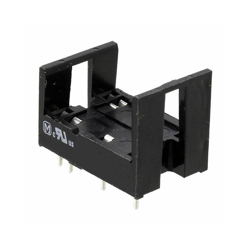 1 pcs : DK1A-PSL2 - RELAY SOCKET 6 POS THROUGH HOLE