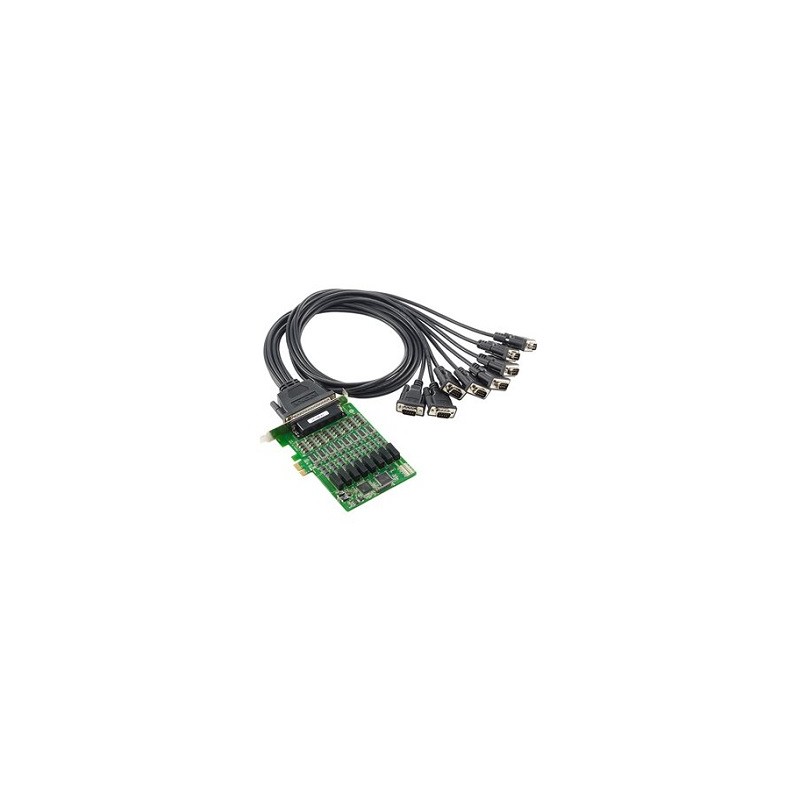 1 pcs - MOXA 8 Port PCIe RS232, RS422, RS485 Serial Board