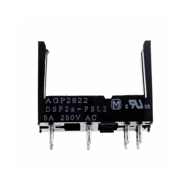 1 pcs : DSP2A-PSL2 - RELAY SOCKET 8 POS THROUGH HOLE