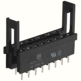 1 pcs : NC4-PS - RELAY SOCKET 14 POS THROUGH HOLE