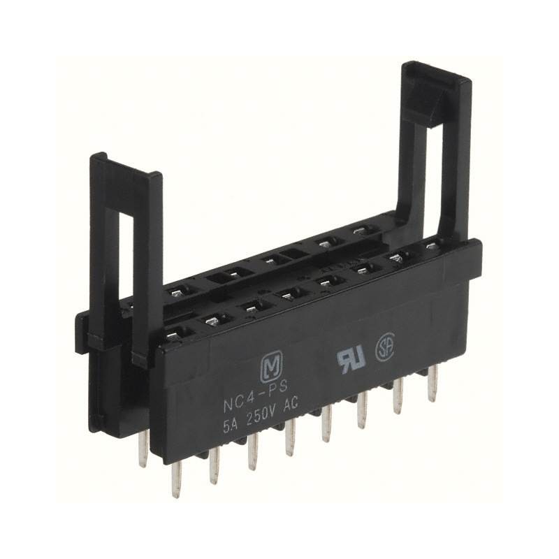 1 pcs : NC4-PS - RELAY SOCKET 14 POS THROUGH HOLE