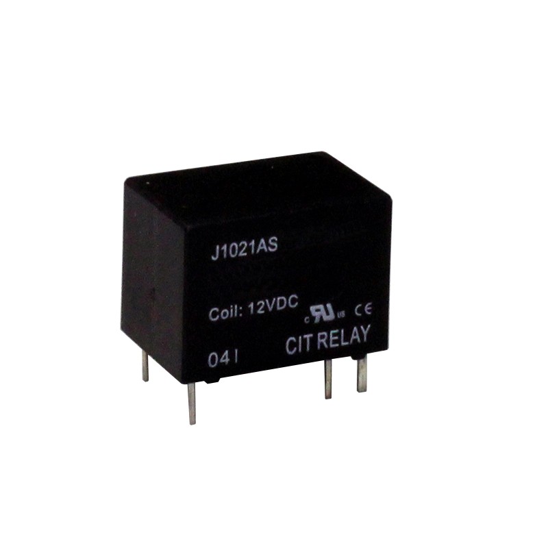1 pcs : J1021AS512VDC.45 - RELAY GEN PURPOSE SPST 5A 12V