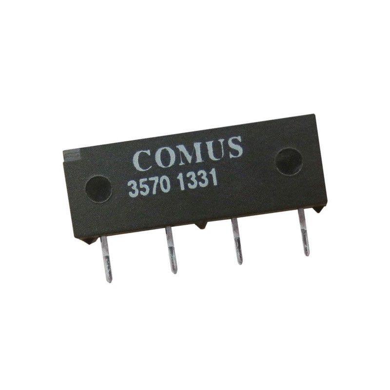 1 pcs : 3570-1331-241 - RELAY REED SIP SPST .5A 24V