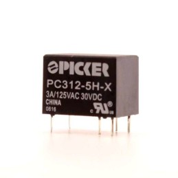 1 pcs : PC312-5H-X - RELAY TELECOM SPDT 3A 5V