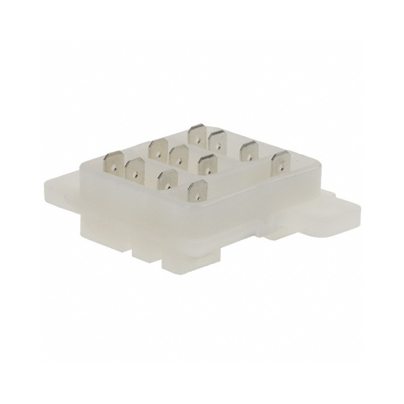 1 pcs : 27E067 - RELAY SOCKET 11 POS CHASSIS MT
