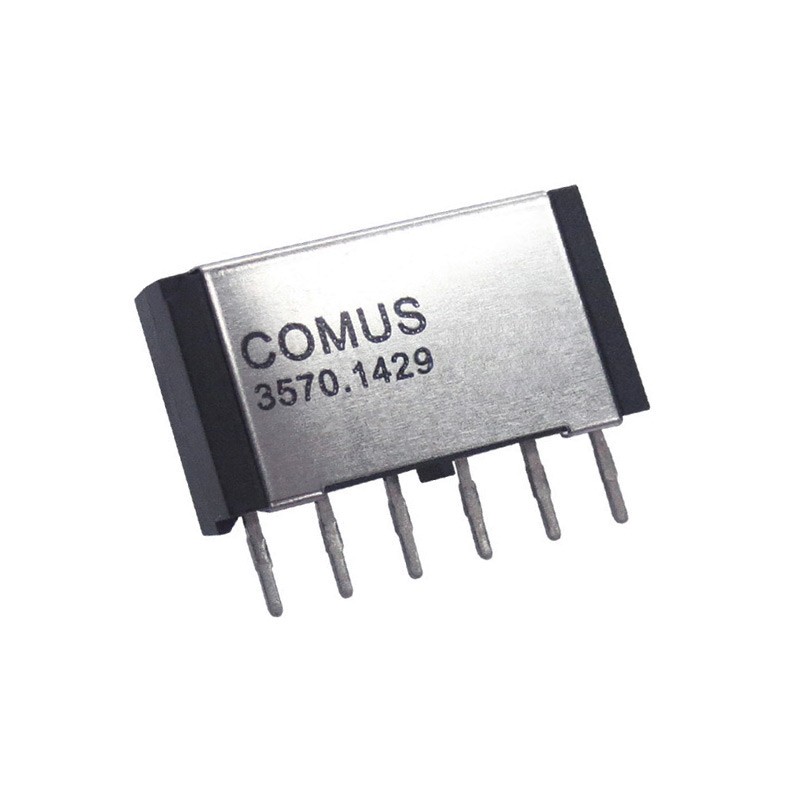 1 pcs : 3570-1429-054 - RELAY REED SIP DPST 1A 5V EM/DI
