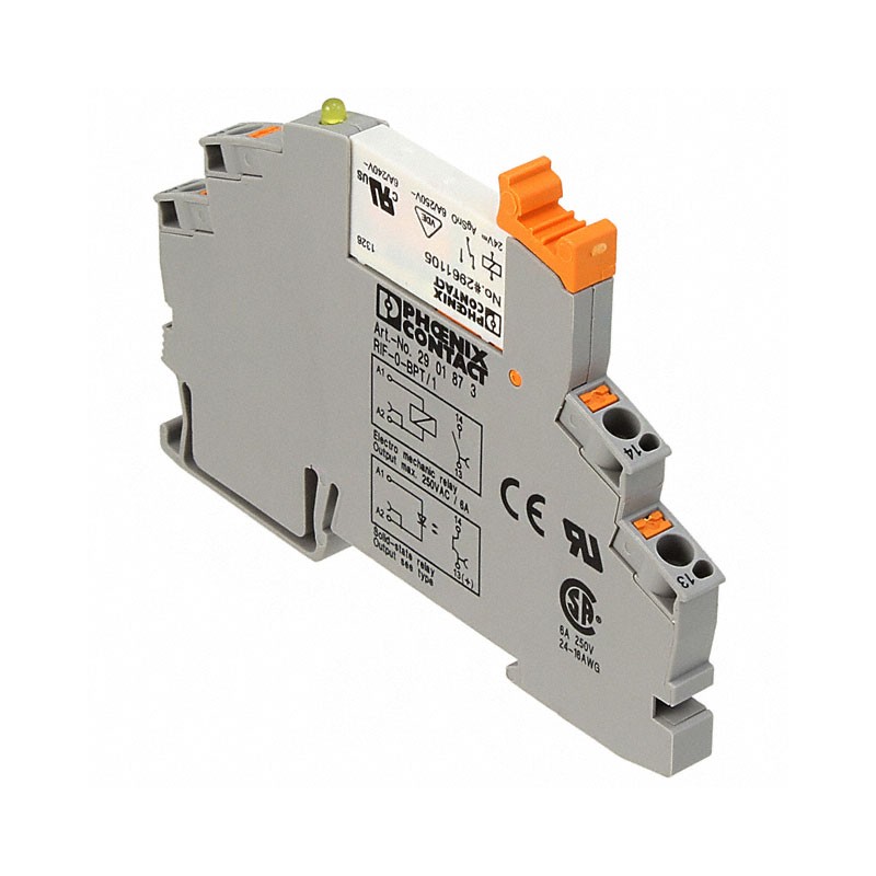 1 pcs : 2903361 - RELAY GEN PURPOSE SPST 6A 24V