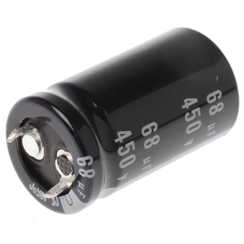 1 pcs - Nichicon 68μF Aluminium Electrolytic Capacitor 450V dc, Snap-In - LGU2W680MELY