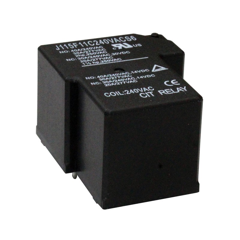 1 pcs : J115F11C240VACS6 - RELAY GEN PURPOSE SPDT 40A 240V