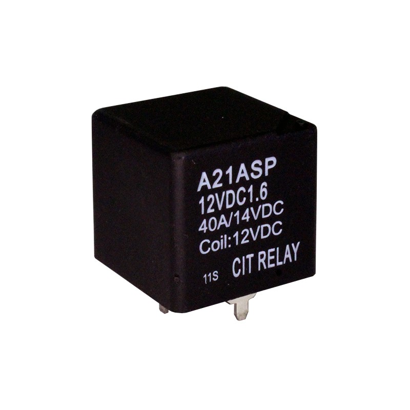1 pcs : A21ASP12VDC1.6 - RELAY AUTOMOTIVE SPST 40A 12V