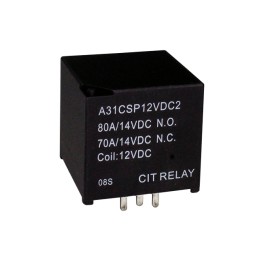 1 pcs : A31CSP12VDC2 - RELAY AUTOMOTIVE SPDT 80A 12V