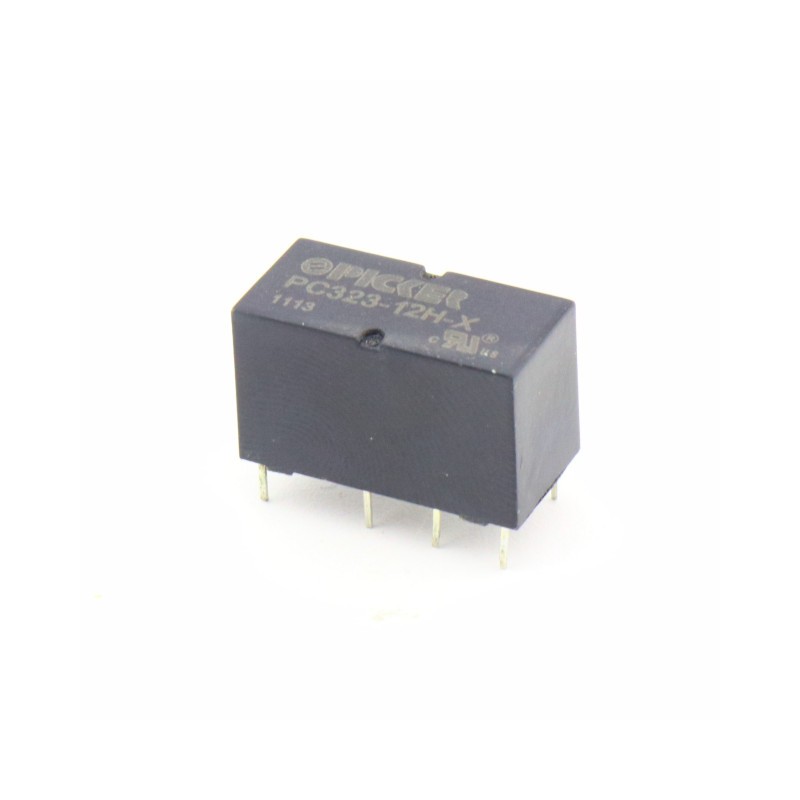 1 pcs : PC323-12H-X - RELAY TELECOM DPDT 2A 12V