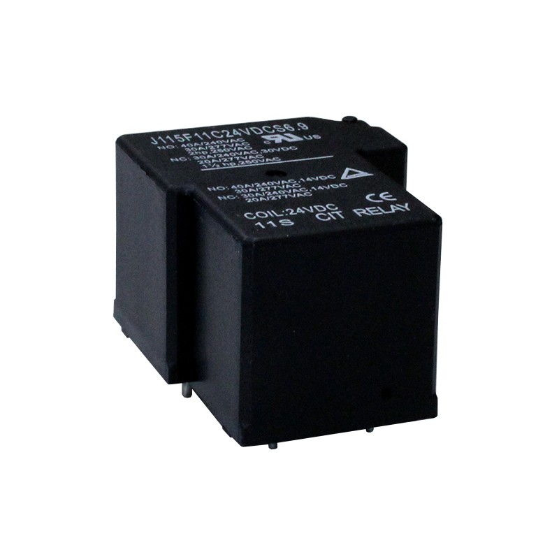 1 pcs : J115F11C24VDCS6.9 - RELAY GEN PURPOSE SPDT 40A 24V