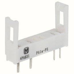 1 pcs : PA1A-PS - RELAY SOCKET 4 POS THROUGH HOLE