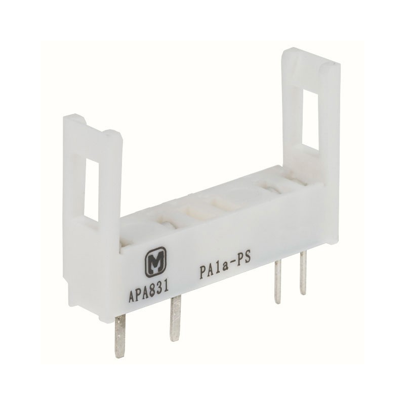 1 pcs : PA1A-PS - RELAY SOCKET 4 POS THROUGH HOLE